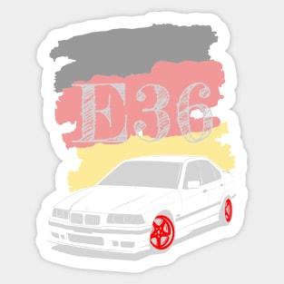 E36 Sticker